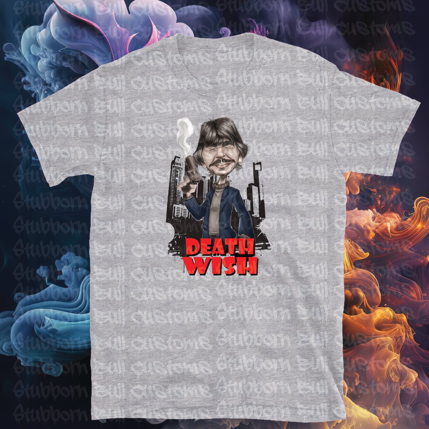 Death Wish inspired caricature