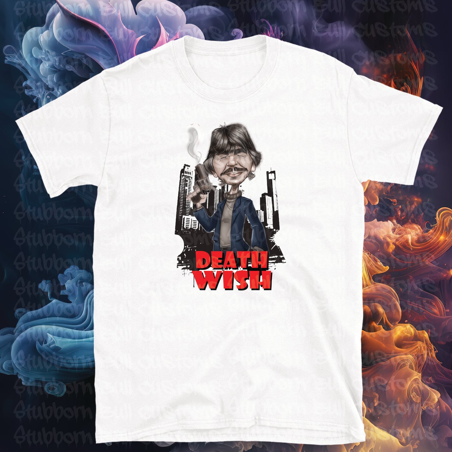 Death Wish inspired caricature