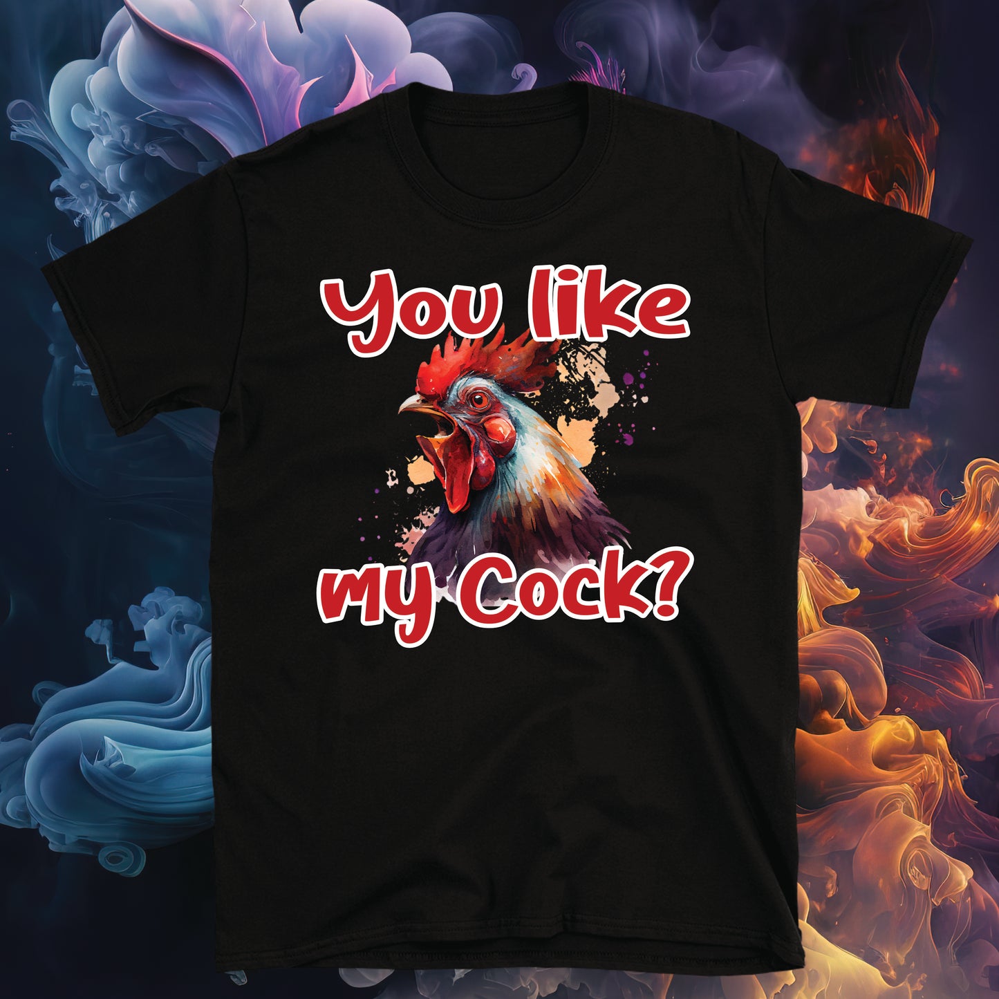Funny Rooster Short Sleeve Shirt