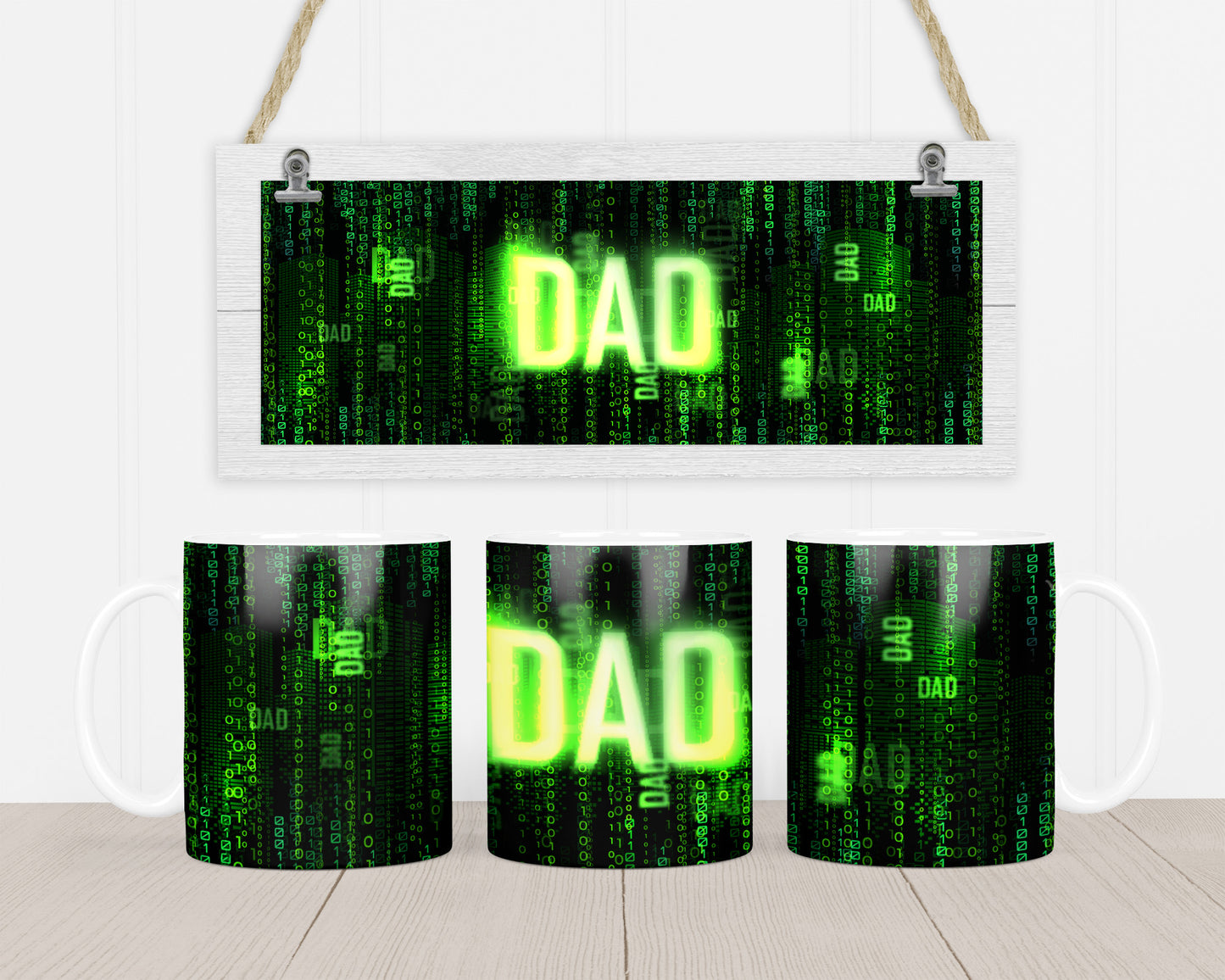 Dad Computer Code Mug