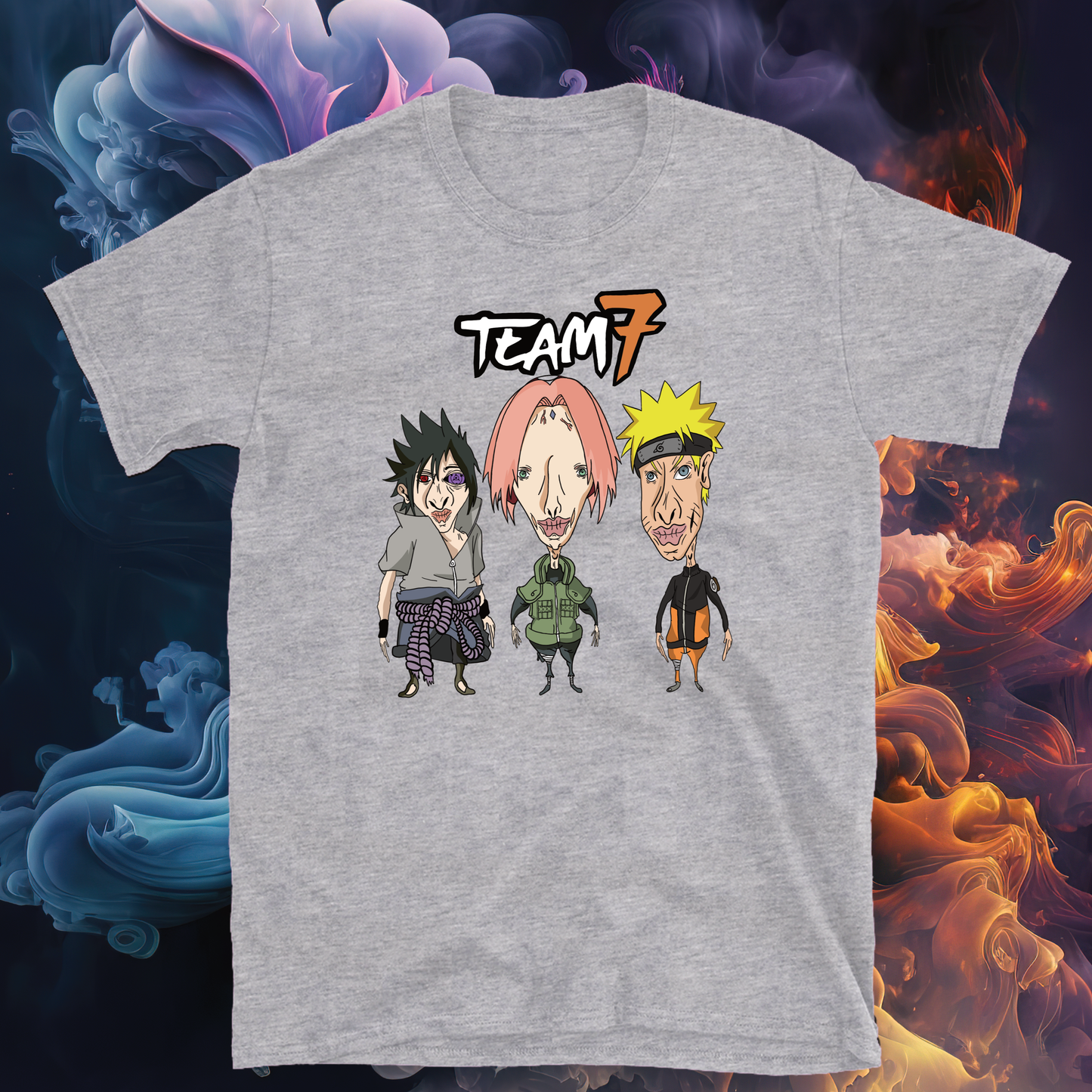Team 7 inspired creepy caricature
