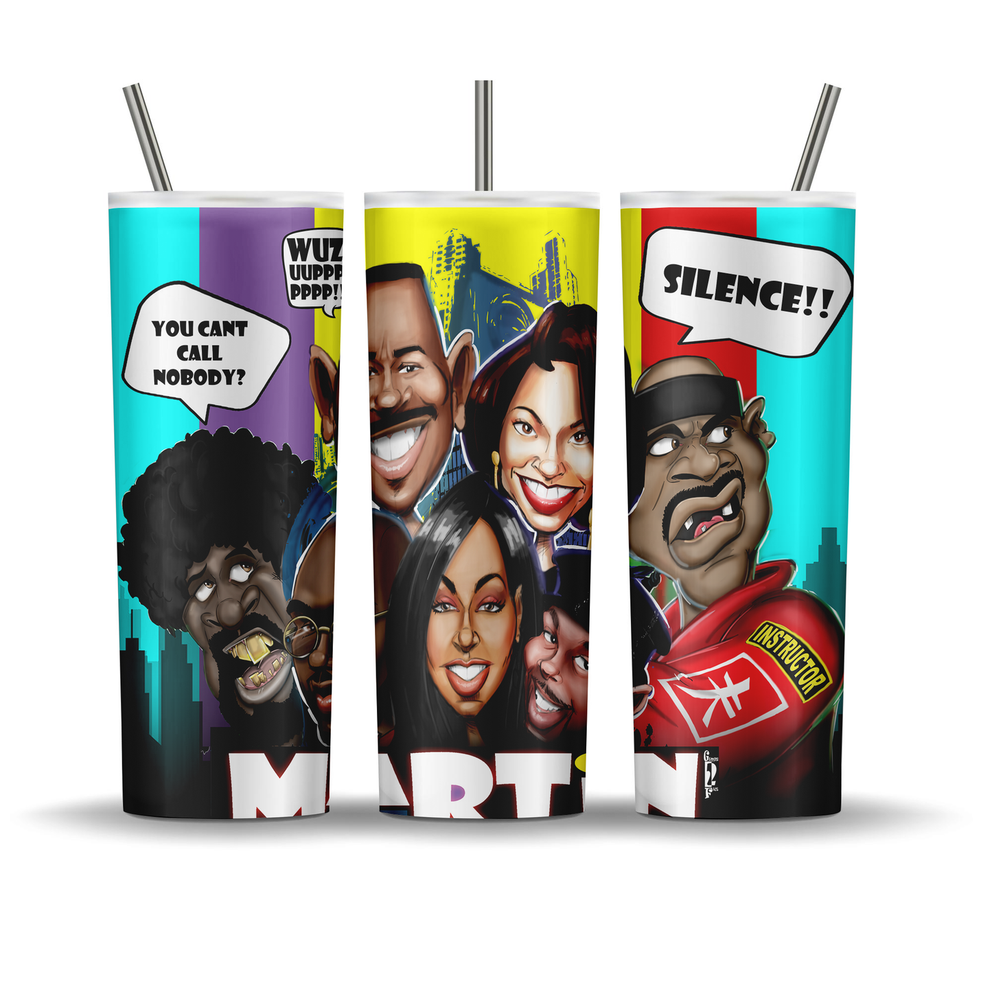 You can't call nobody? Caricature tumbler