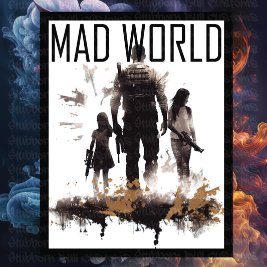 Mad World Metal Wall art
