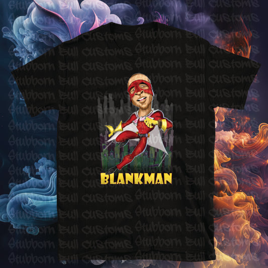 Super hero Blankman inspired Caricature