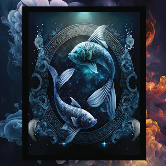 Pisces Metal Wall Art