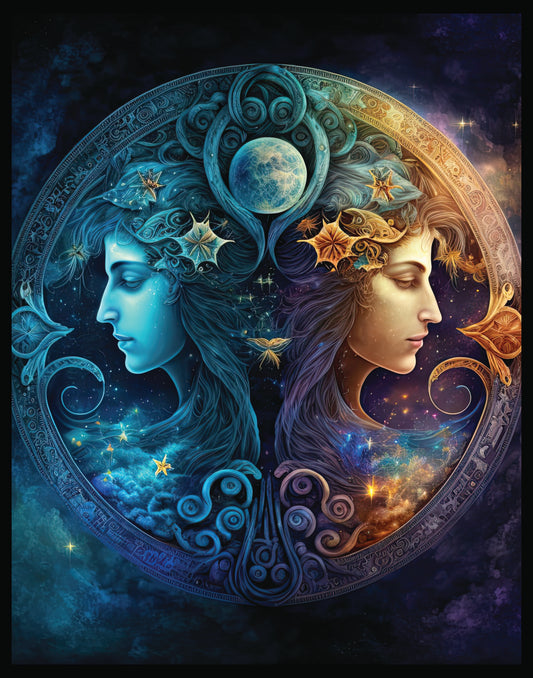 Gemini Metal Wall Art