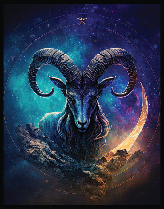 Capricorn Metal Wall Art