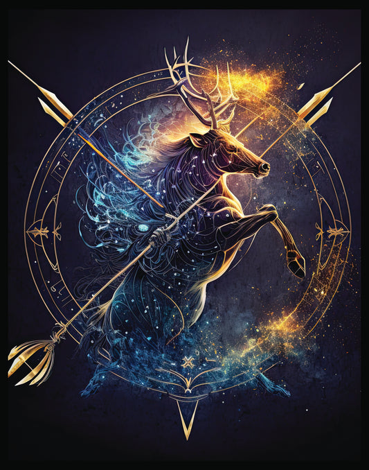 Sagittarius Metal Wall Art