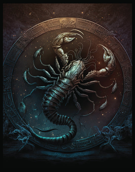 Scorpio Metal Wall Art